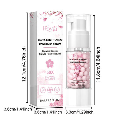 Brightening Underarm Cream Lightens Dark Joints, Elbows And Armpits, Whitens Skin, Moisturizes And Beautifies Creams
