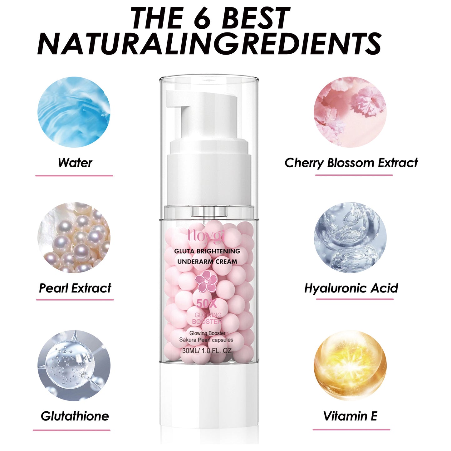 Brightening Underarm Cream Lightens Dark Joints, Elbows And Armpits, Whitens Skin, Moisturizes And Beautifies Creams